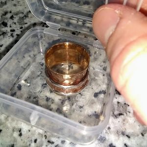 Copper band spinner Ring